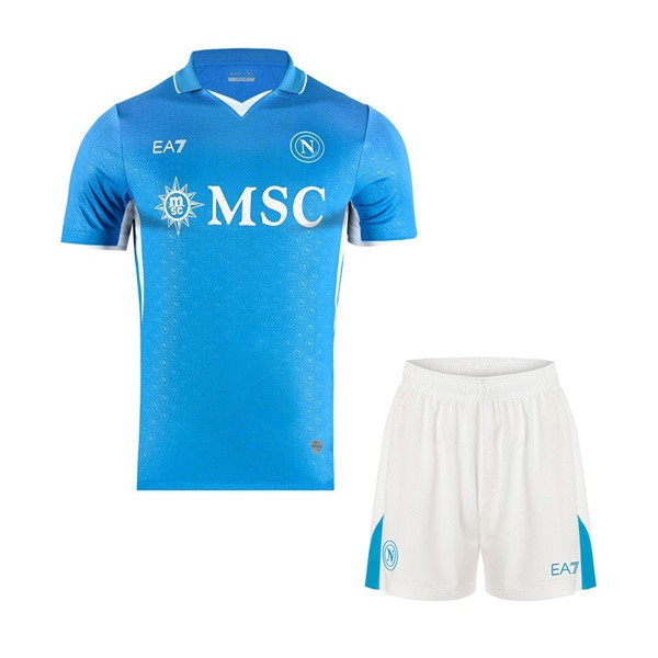 Camiseta Napoli Primera equipo Niño 2024-25